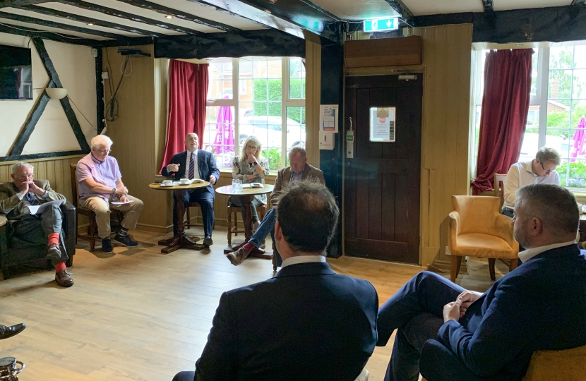 Photo of HS2 and EWR meetings this week